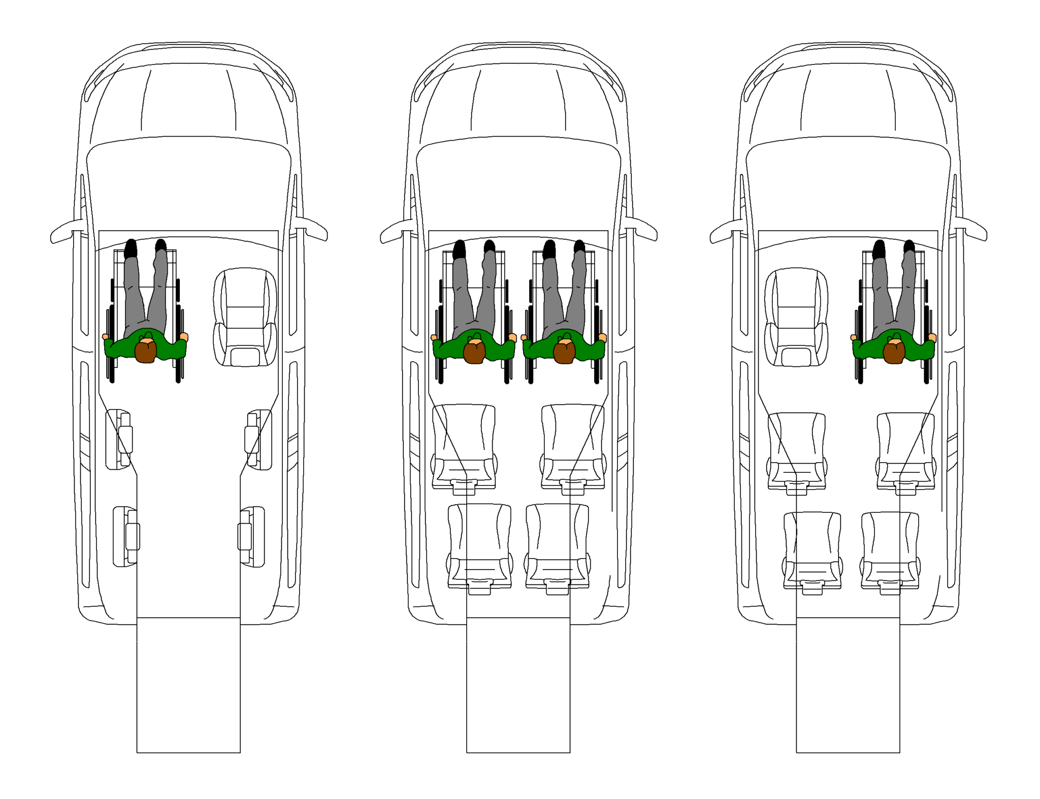 UpFront front row seating Tripod Mobility