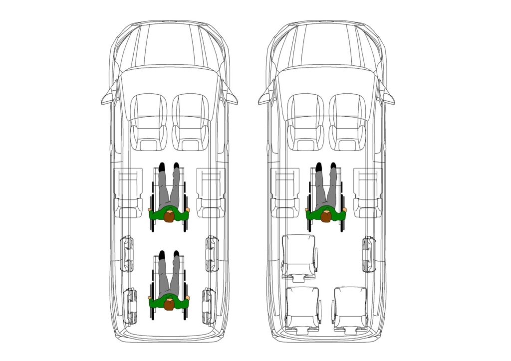 Ford Tourneo Custom L2LF - seating position.