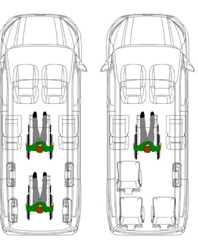 Ford Tourneo Custom L2LF - seating position.